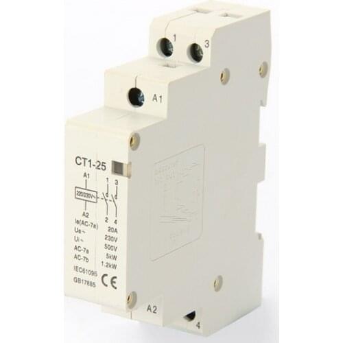 2P CT1-25 2NO 25Amps Modulus of household AC contactor
