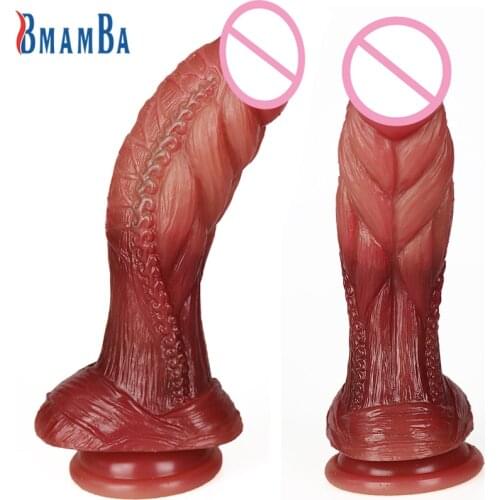 Soft Silicone Animal Dildo Realistic Dog Penis Suction Cup Wolf Cock Lesbian Sexy Fake Anal Butt Plug Sex Toys for Women Men