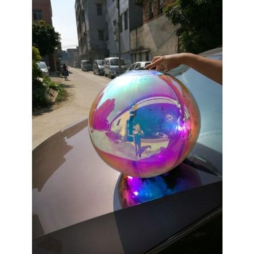2.2m Diameter Pvc Inflatable Mirror Ball ,dazzling and colorful,size could be customized