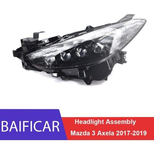 Baificar Brand New Modified LED Headlight Assembly Steering Lampshade Headlight Lamp Housing For Mazda 3 Axela 2017-2019