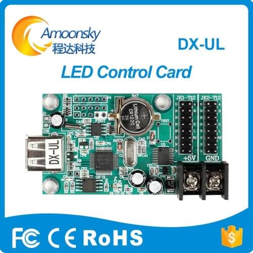 Led Rental Dx-UL Asynchronous Control Card For Bus Led Sign