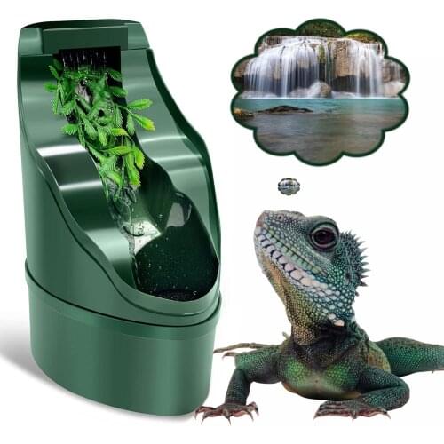 Reptile Chameleon Drinking Fountain Water Dripper Suitable for Snake Gecko Lizard Chameleon Bearded Dragon Water Dispenser