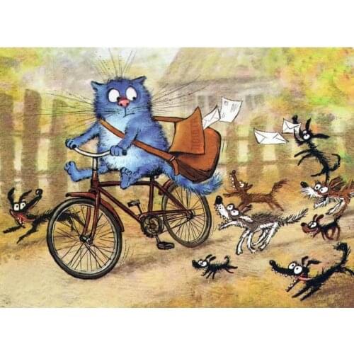 Full Square/Round 5D Diy Diamond Painting Cross Stitch Funny Cat&Dog Mosaic Kits Diamond Embroidery Crafts Needlework Arts Decor