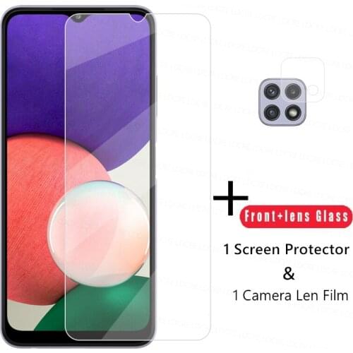 Clear Glass For Samsung Galaxy A22 5G Screen Protector Film For Samsung Galaxy A22 5G Tempered Glass Phone Film For Samsung A22