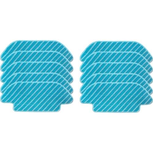 Replacement Washable Mop Cloth Rag For Conga 4090 5090 Robot Vacuum Cleaner Cleaning Mopping Pad Rags, 40PCS