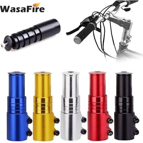Bicycle Fork Stem Height Extender Aluminum Alloy Bike Handlebar Rise Up Extender MTB Extension Heads Up Adapter 121mm 28.6mm