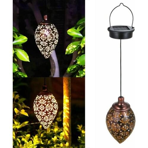 Outdoor Solar Light LED Lantern Garland Waterproof Garden Light Hanging Garden Fairy Lights For Solar Lamp Garland Garden Decor