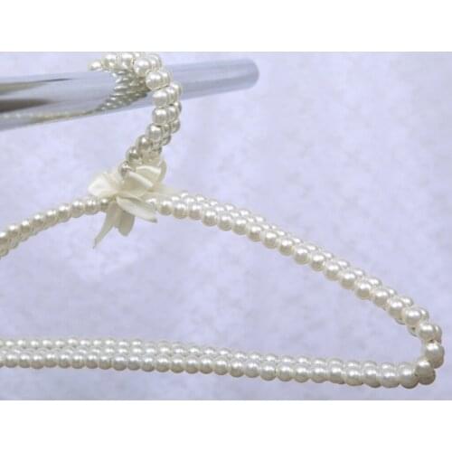 ABS Pearl Clothes Rack Coat Hanger Trousers Dress Hanger Traceless Holder Grip