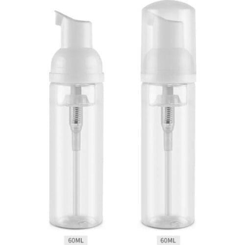 200PC/LOT 50ml 60ml Foaming Bottle Foam Pump Bottle Soap Dispenser Hand Sanitizer Shampoo Liquid Makeup Lotion PET Foamer Bottle