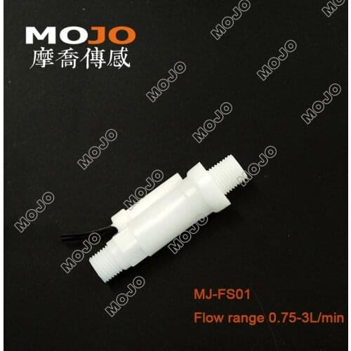 2020 MJ-FS01 G1/4" Nylon magnetic type water pump flow switch Mini Male Thread Plastic Shell Liquid Water Flow Sensor Switch