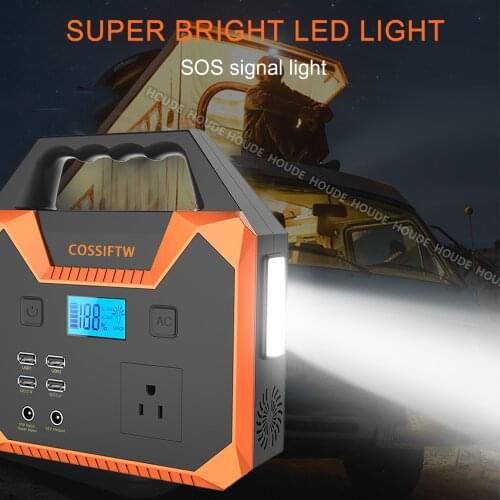150Wh 46800mAh Power Station AC 110 220V Solar Power Portable Solar Generator Supply AC Continuous Output 100W