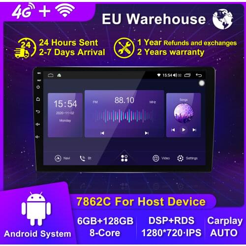 9inch 10inch Android10 API29 DSP Carply 6+128G QLED Auto Radio Multimedia for Toyota VW Hyundai Kia Renault Suzuki Nissan