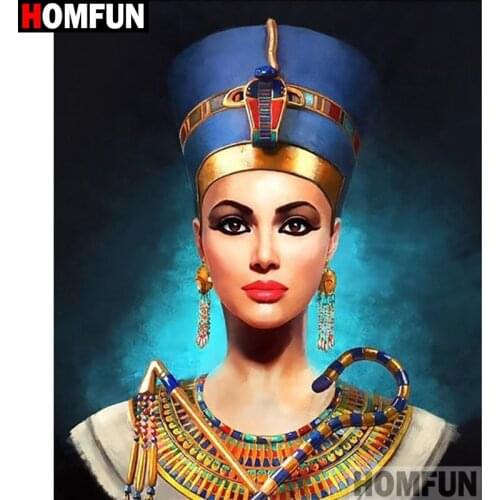 HOMFUN Full Square/Round Drill 5D DIY Diamond Painting "Beauty character" Embroidery Cross Stitch 5D Home Decor Gift A17987