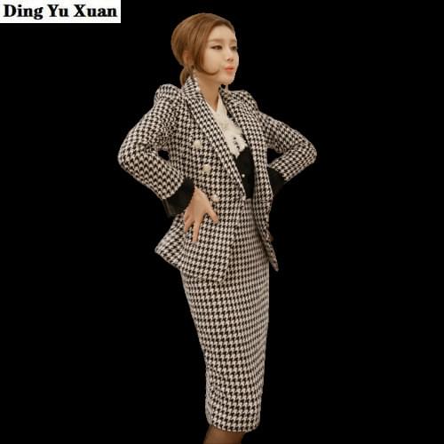 Ding Yu Xuan Women's Suits With A Skirt