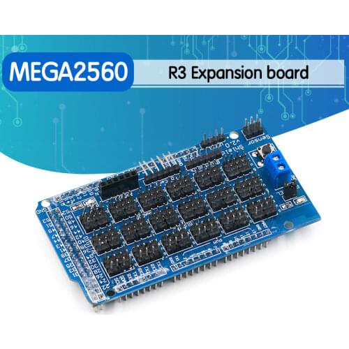 For Arduino MEGA Sensor Shield V1.0 V2.0 Dedicated Expansion Development Board MEGA 2560 Sup IIC Bluetooth SD Robot Parts DIY