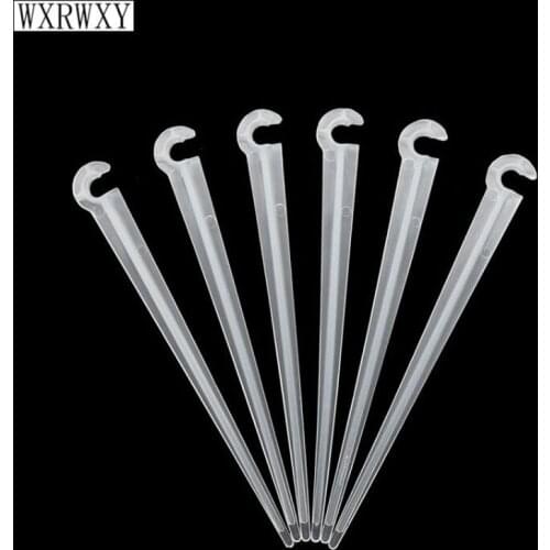 Drip irrigation 4/7 hose holder 1/4" hose bracket Plastic Fixed Stems Support Holder garden Irrigation adapter 20 pcs