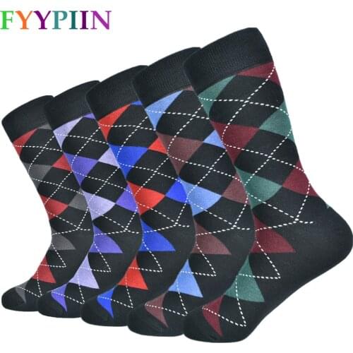 Classic Mens Socks Casual Business High Quality Mens Cotton Socks Happy Fashion Gentleman Noble Socks for Men