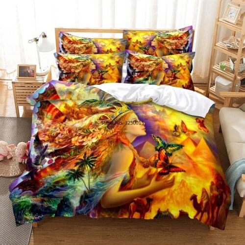 Beauty Flower Butterfly Yellow Bedding Set Duvet Cover Set 3d Bedding Digital Printing Bed Linen Queen Size Bedding Set