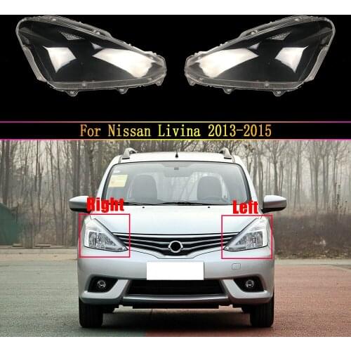 Headlamp Shell Car Headlight Cover Headlight Shell Transparent Lens Lampshade Headlamp Glass For Nissan Livina 2013 2014 2015