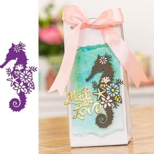Sea Horse Animals Metal Cutting Dies for Scrapbooking New 2019 Cutting Embossing Stencils Paper Craft Die Paper Cards Making