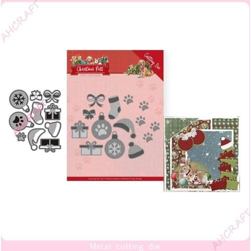 Christmas present Metal Cutting Dies for DIY Scrapbooking Photo Album Decorative Embossing PaperCard Crafts Die2020