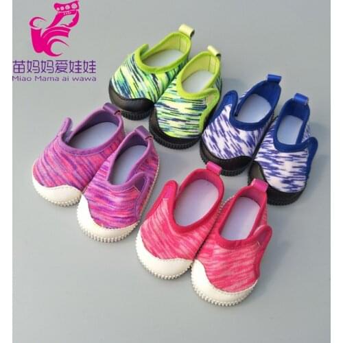 Fits for 17" Born Baby Doll Shoes 18 Inch Girl Doll Shoes Handmade Doll Toys Shoes