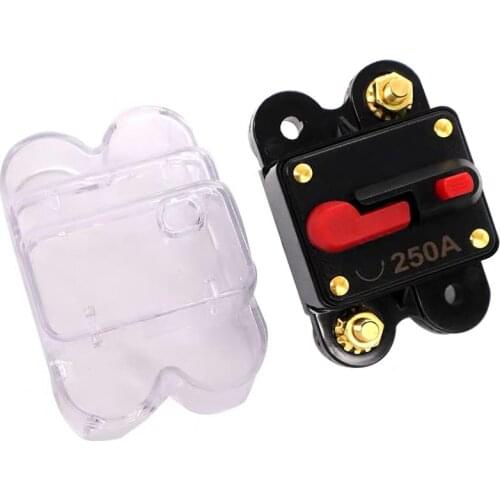 50A 60A 80A 100A 150A 200A 250A 300A 12-48V Car Audio Amplifier Circuit Breaker Fuse Holder Stereo Amplifier Refit