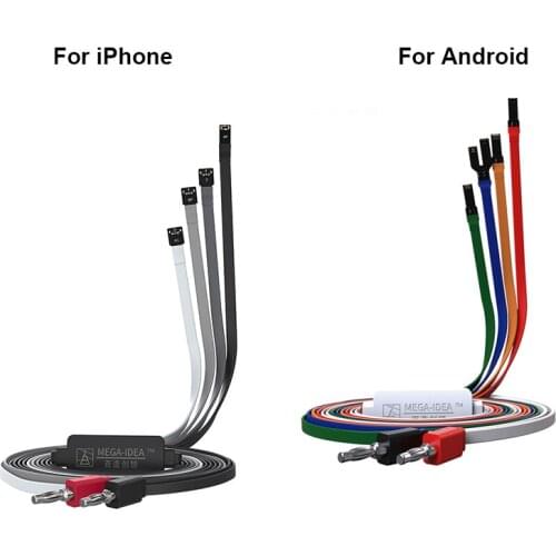 Qianli Power Supply Test Cable For iPhone Android HUAWEI XIAOMI OPPO One Button Activation Boot Line Phone Power On/Off Cable