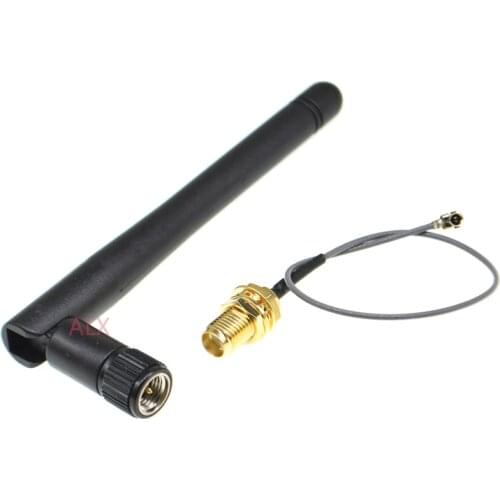 2.4G antenna folded Bluetooth wifi module ZigBee antenna SMA to IPEX feeder line 2.4GHz Antenna