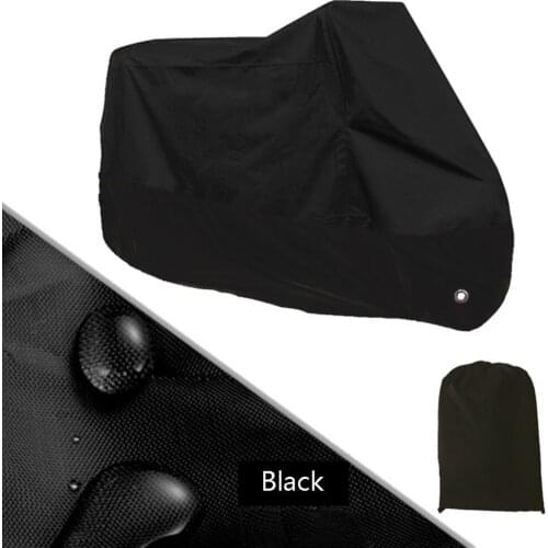 Black M,L,XL,2XL,3XL,universal Outdoor Uv Protector Bike Rain Dustproof Motorcycle cover for Scooter Covers waterproof