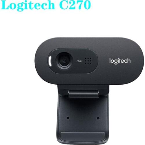Original logitech C270 1280*960 webcam 720p hd widescreen built-in microphone webcam home office desktop webcam