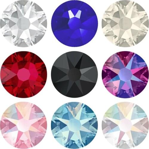 YANRUO 2088 SS30 6.4mm Hotfix/Non Hotfix Rhinestones Crystal Flatback Stones All for Sewing Clothes Decoration