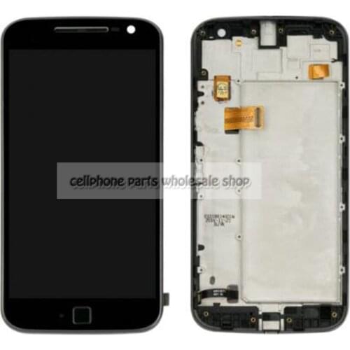 For Motorola Moto G4 Plus Xt1644 Xt1640 Xt1641 XT1643 Display Lcd Screen+Touch Glass DIgitizer Frame Assembly Replace Pantalla