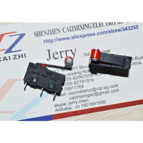 10pcs/lot New Micro Roller Lever Arm Normally Open Close Limit Switch KW12-3