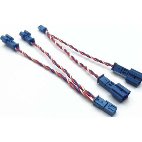 2pcs For BMW X1 3 5 series universal tweeter line audio modification harness center