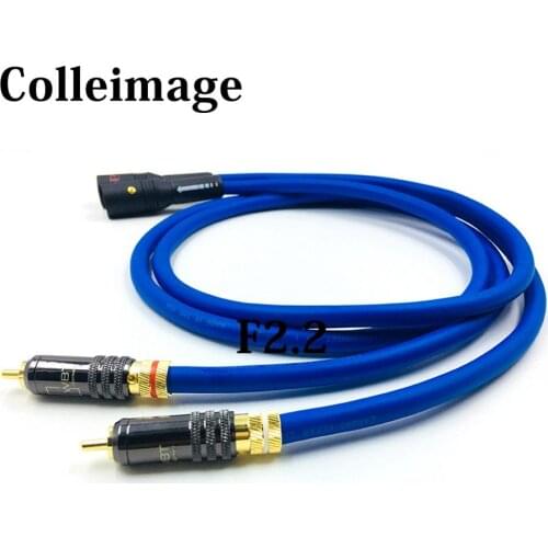 Colleimage Hifi Audio Cardas 2 XLR Male to Male Audio Cable Hifi 2 Rca to 2 Xlr Cable,Hifi Signal Wire