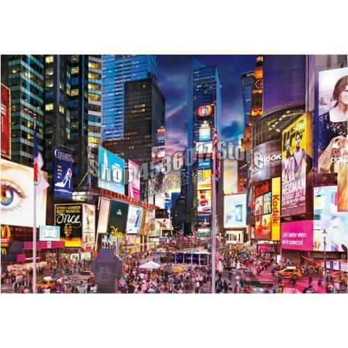 Times Square Diy Diamond Painting Cross Stitch Mosaic Diamond Embroidery New York City landscape full canvas Rhinestone
