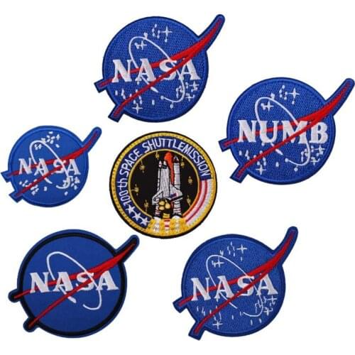 Fashion New Blue Embroidery Ironing Patch Cloth Sticker DIY Clothing Home Textile Accessories Patch