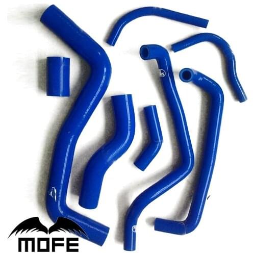 Mofe 8pcs Blue Silicone radiator Hose Kit For Toyota Corolla 1.8 7AFE 4AFE 1993-1997