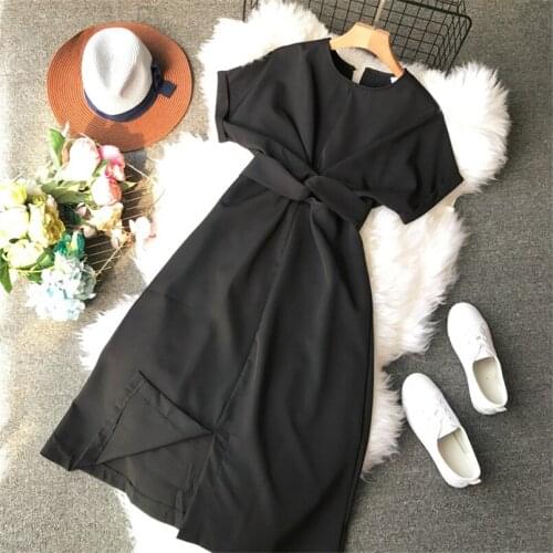New Fashion Ladies Summer Cross Criss Bandage Midi Long Dress Party Women Casual Evening Elegant Tie A-Line High Waist Vestidos