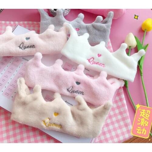 New arrival womens Lovely Cartoon crown hairbands girls headwear young women hair accessories