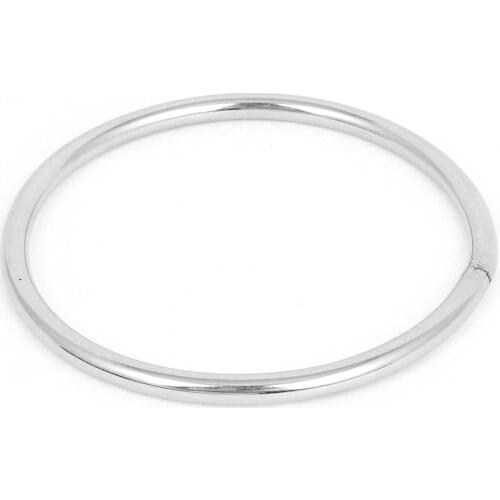 Uxcell 100mm x 6mm 304 Stainless Steel Strapping Welded O Rings