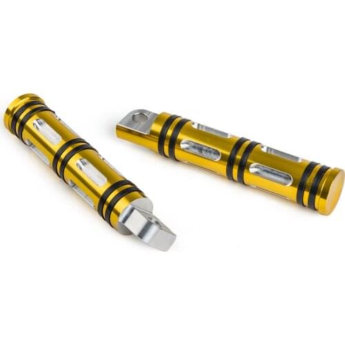 Edge Cut Footpeg Foot Pegs Rests Fit For Harley Davidson Custom CVO Dyna Fat Boy Heritage Low Rider Softail Sportster 883 1200