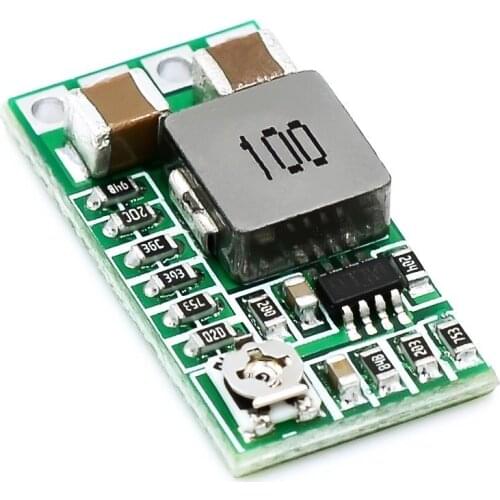 10PCS/LOT Mini DC-DC 12-24V To 5V 3A Step Down Power Supply Module Buck Converter Adjustable Efficiency 97.5