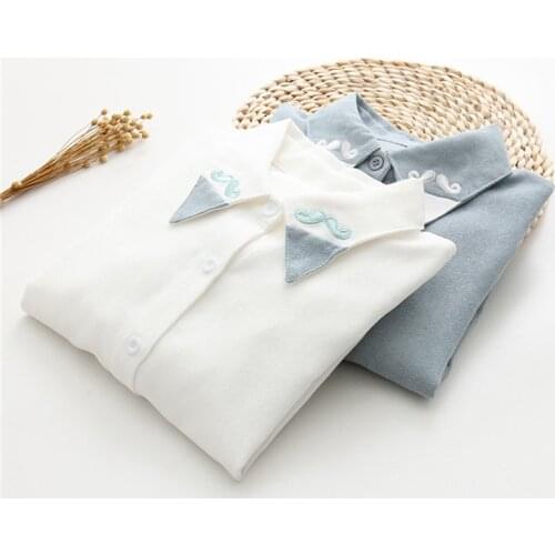 Thick Corduroy Embroidery Women Shirts 2021 Summer New Turn-Down Collar Preppy Style Female Shirts Outwear Coat Tops