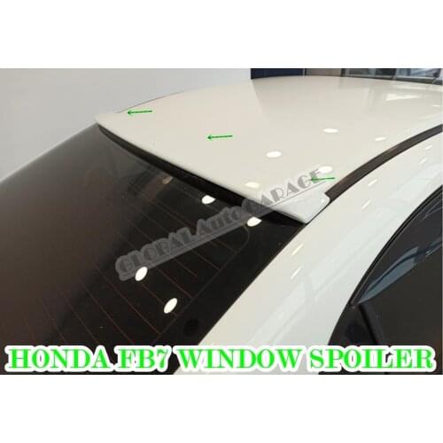 For Honda Civic FB7 2012-2016 Window Roof Spoiler Auto Accessory Universal Spoilers Car Antenna For Car Styling Diffüser Flaps