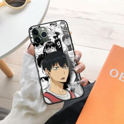 Tobio Kageyama Haikyu!! anime Soft Silicone Glass Phone Case for IPhone SE 6s 7 8 Plus X Xr Xs 11 12 Mini Pro Max Samsung