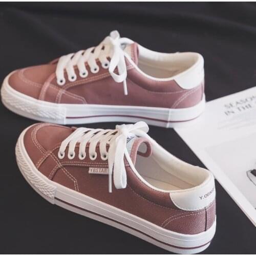 2021 New Women Vulcanized Shoes Black White Canvas Sneakers Platform Shoes Casual Spring Summer Flats Shoe Female NVX369