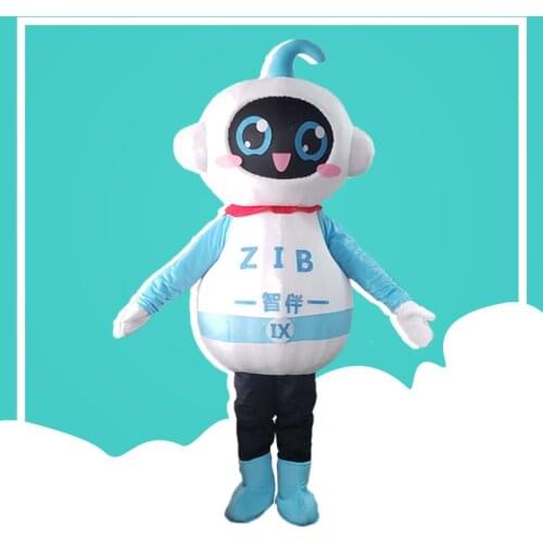 Robot Mascot Costume Halloween Party Fancy Cosplay Dress Adult Size Advertising Events Christmas Party Suits
