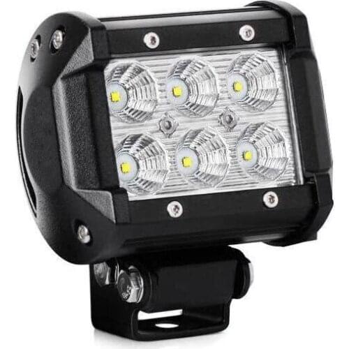 18w 4" Car Working Light Flood Fog Off Road Light Boat Driving Led Work Light IP67 Waterproof for Jeep SUV Work Light Bar Lamp